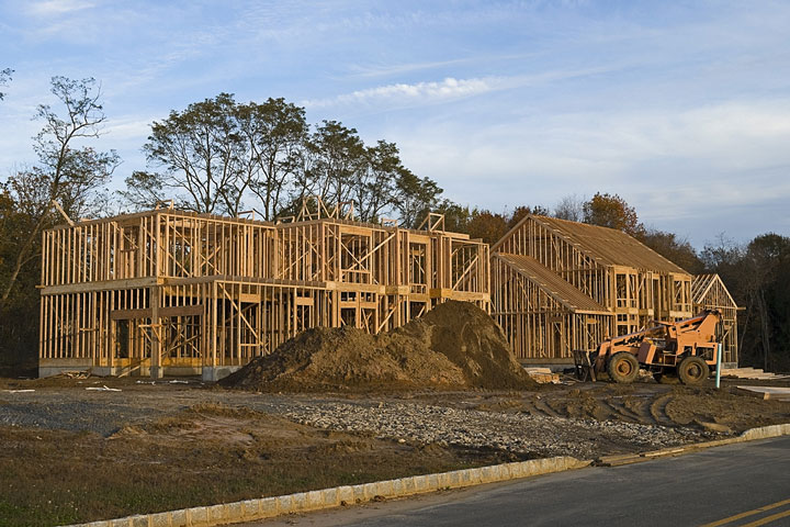 houses under construction in New Jersey